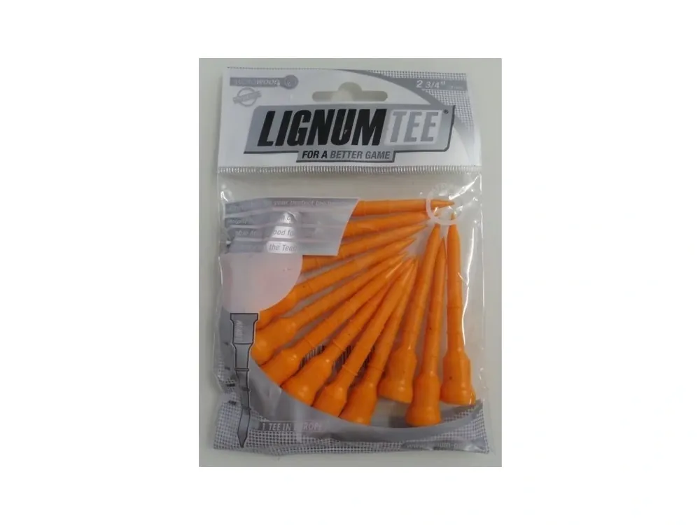 Horká Nabídka LIGNUM golfová týčka 72 mm (12 ks) - oranžová