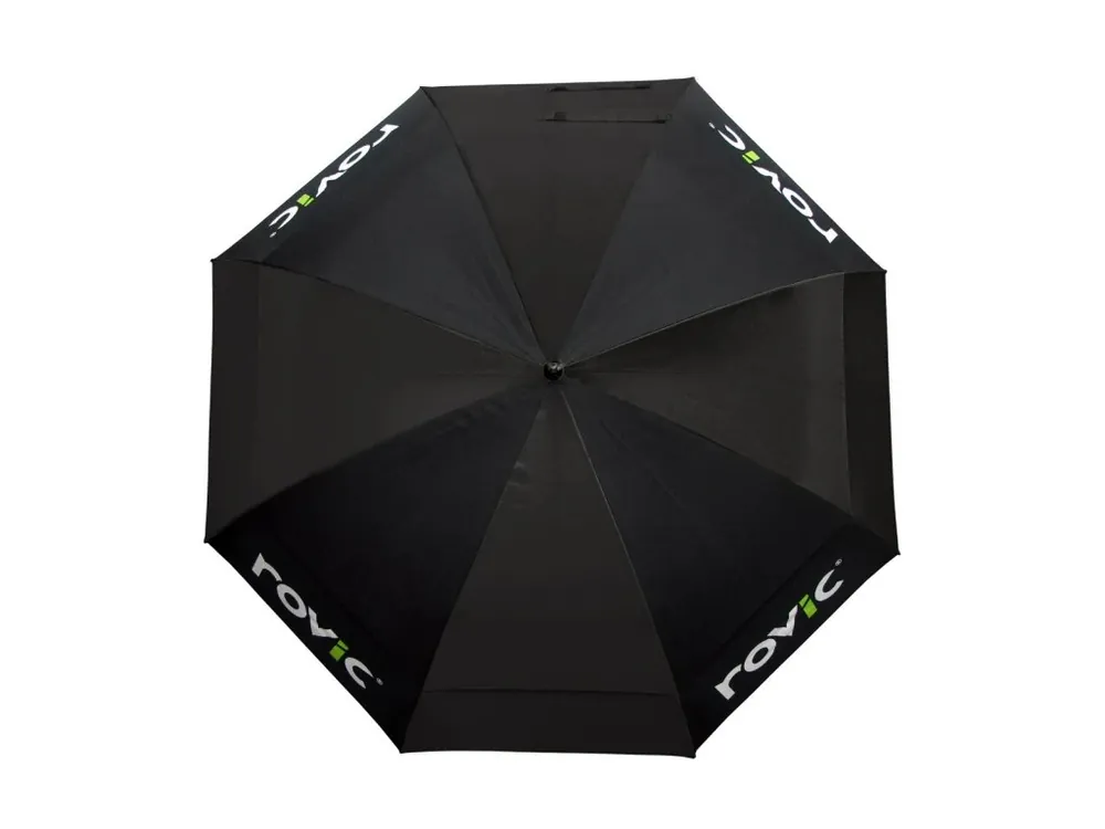ROVIC deštník 68" Double Canopy černý + Golfová samolepka černá Originální