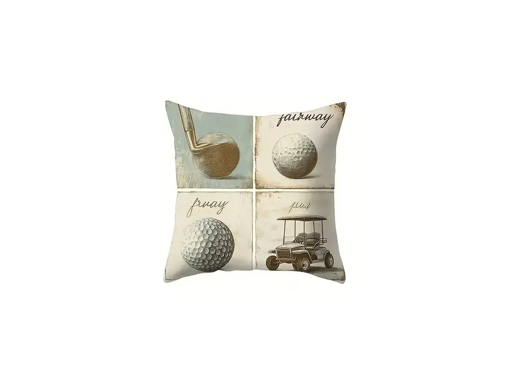 Povlak na polštář s golfovým motivem 40x40 cm Ihned K Objednání