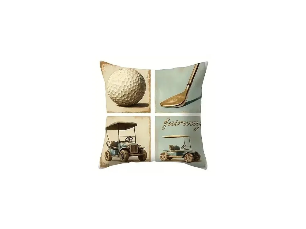 Povlak na polštář s golfovým motivem 50x50 cm Objednat Nyní