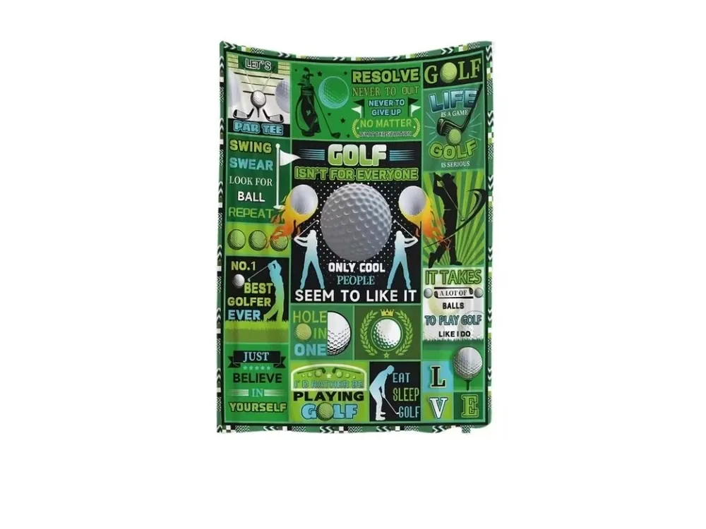 Kup Teď Deka s golfovým motivem 150 x 200 cm