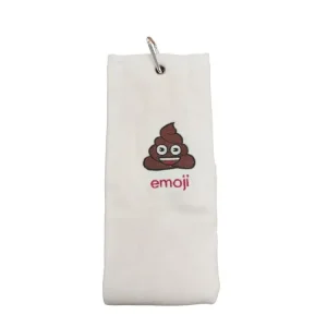 Vrácení Zdarma EMOJI Poop ručník bílý