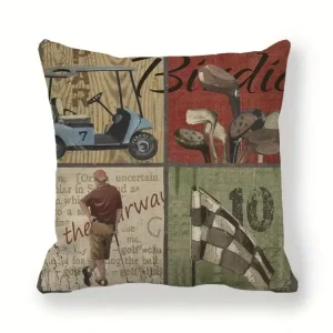 Povlak na polštář s golfovým motivem 45x45 cm Výhodná Nabídka