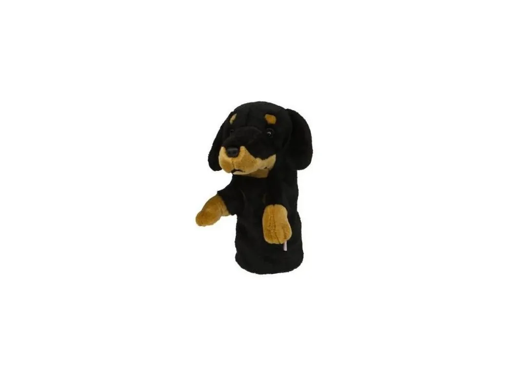 Daphnes headcover Dachshund (new style) - Jezevčík + Golfová samolepka černá Víkendová Akce