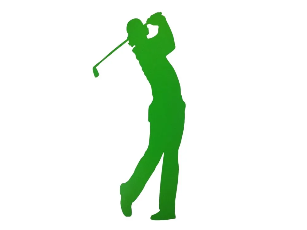 Nejlepší Volba Golfová samolepka světle zelená - velká