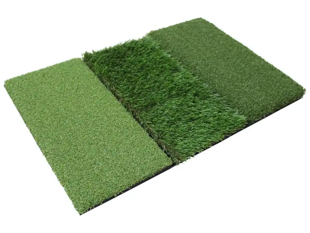 Finální Výprodej PURE 2 Improve Tri Turf odpalovací podložka 40 x 62 cm + Golfová samolepka černá