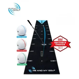 MAMG Breaking Ball Putting Mat (11 FT - 3,4 m) - patovací koberec + Golfová samolepka černá Ihned K Objednání
