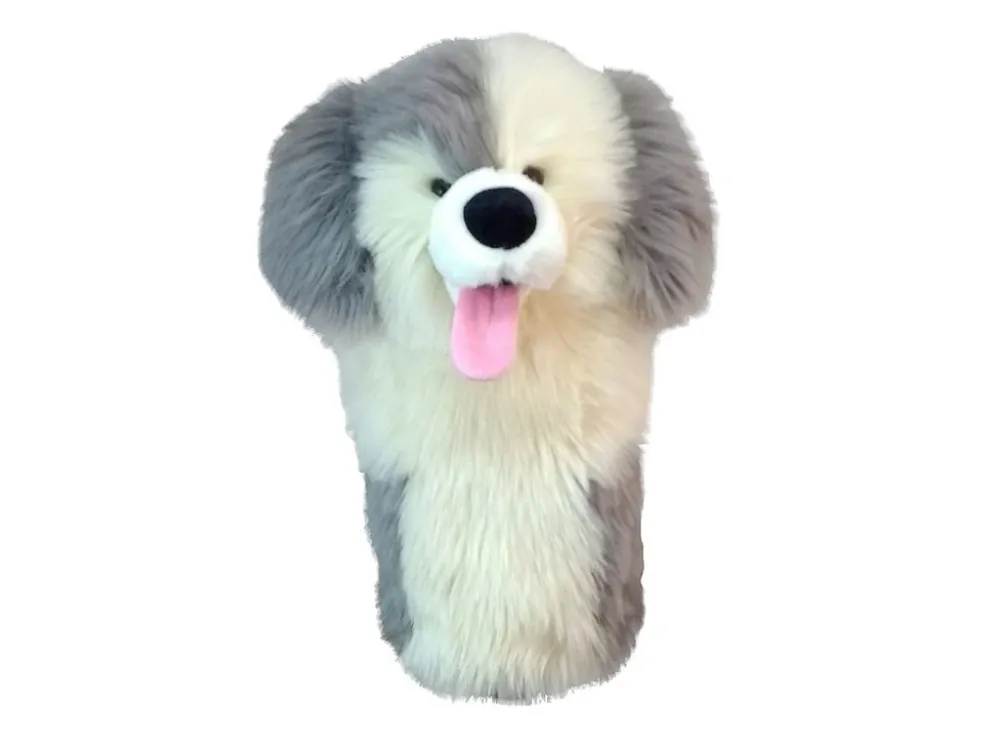 Daphnes headcover Rescue dog + Golfová samolepka černá Vrácení Zdarma