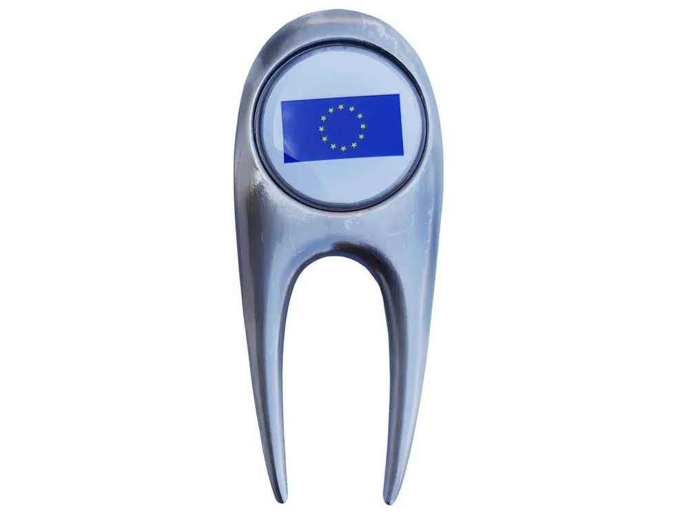 Kovové vypichovátko s odnímatelným markovátkem s potiskem vlajky EU Nakupujte Hned