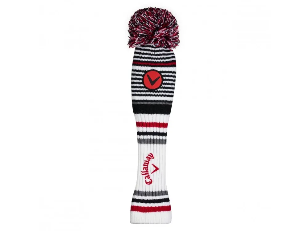 CALLAWAY Pom Pom headcover na fairwayové dřevo bílo-černo-červený Speciální Cena