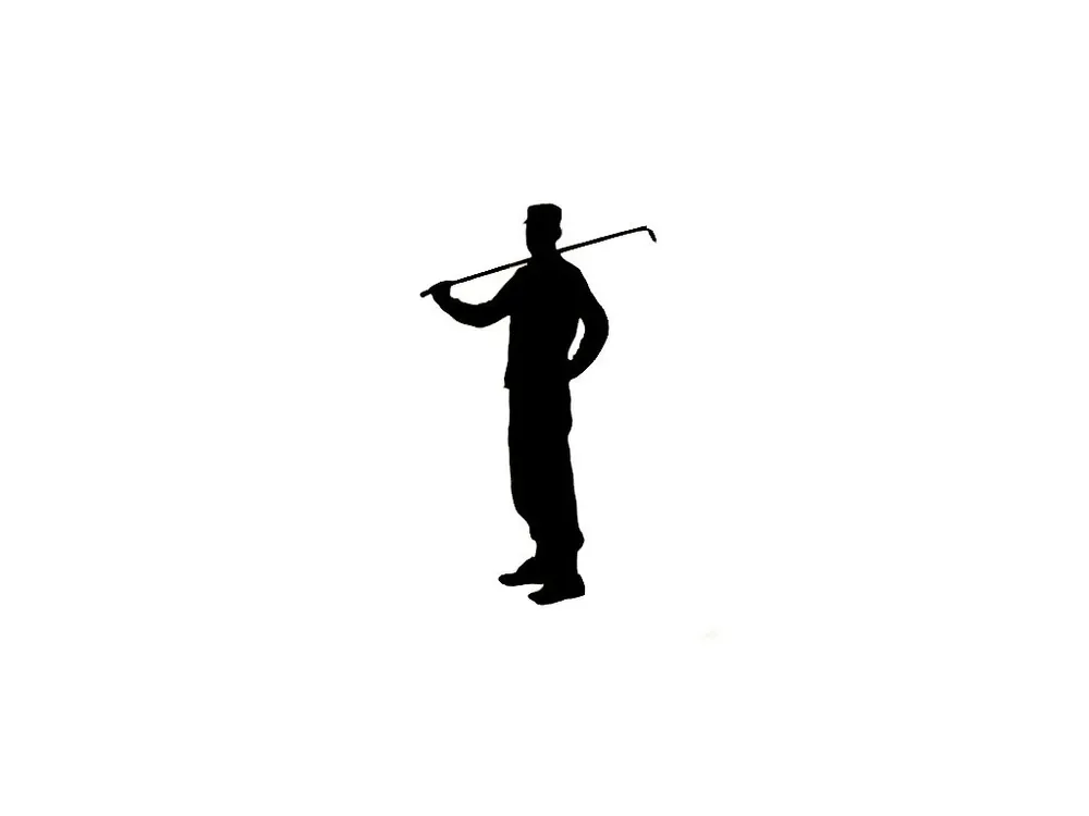 Samolepka na auto Golfista Novinka