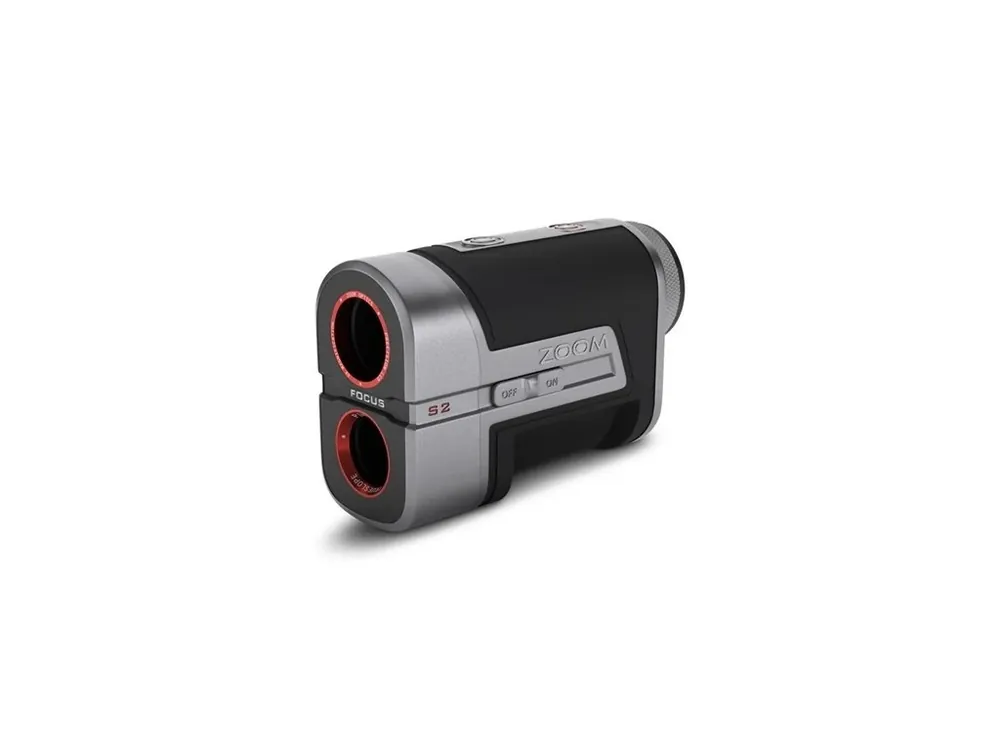 Zoom Focus S2 Rangefinder laserový dálkoměr černo-stříbrný + Golfová samolepka černá Jen Po Omezenou Doba
