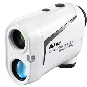 NIKON CoolShot Lite Stabilized laserový dálkový měřič + Golfová samolepka černá Finální Výprodej