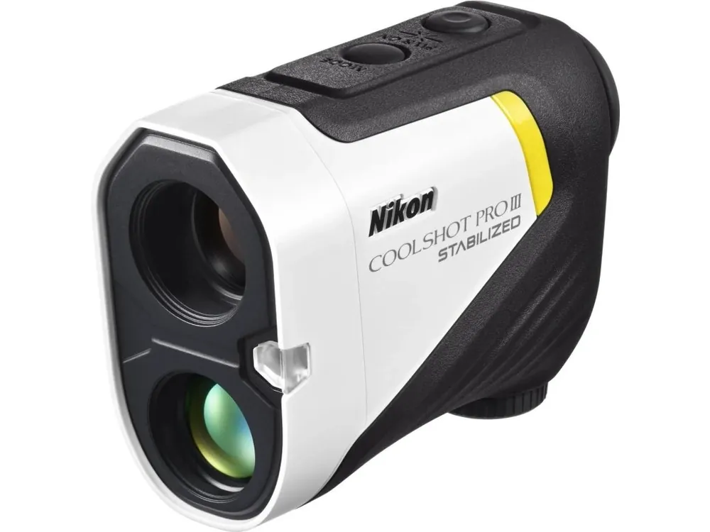 Rychlé Dodání NIKON CoolShot PRO Stabilized III laserový dálkový měřič + Golfová samolepka černá