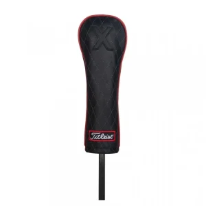 Top Prodej TITLEIST Leather Jet headcover na hybrid + Golfová samolepka černá