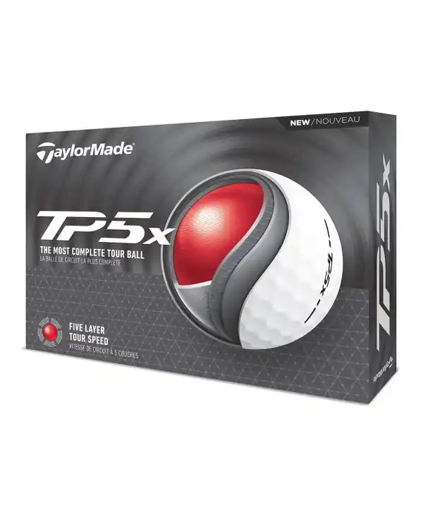 Golfové míčky TaylorMade TP5x (12 ks) Vrácení Zdarma