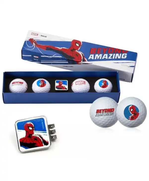 Cenově Výhodný Marvel balení golfových míčků Volvik Spider Man (4ks)