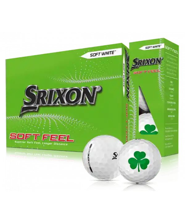 Zlevněný Limitovaná edice míčků Srixon Soft Feel Shamrock