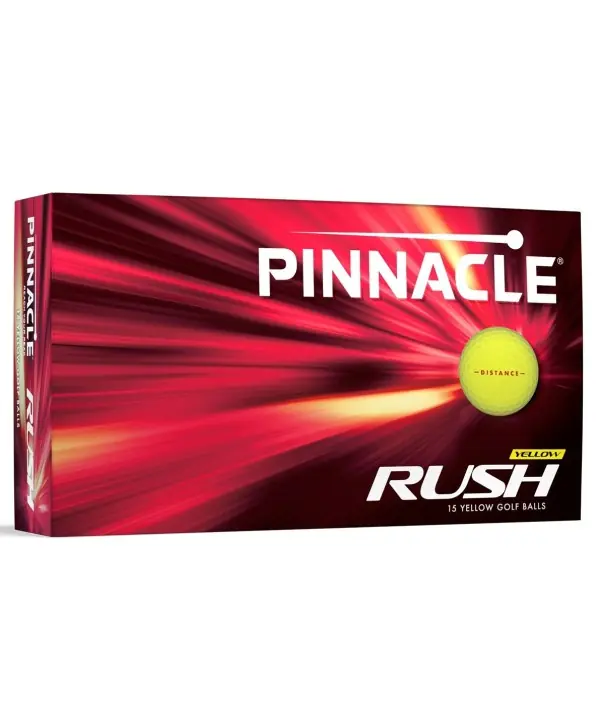 Dámské golfové míčky Pinnacle Rush Yellow (15 ks) Tovární Cena