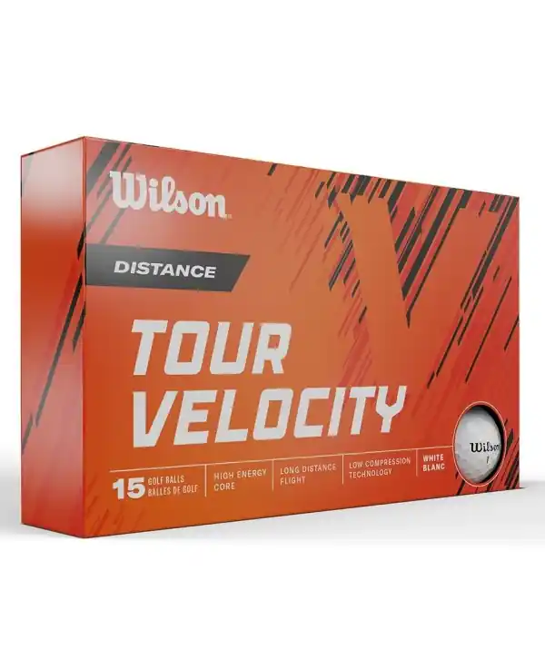 Nová Kolekce Golfové míčky Wilson Tour Velocity Distance (15ks)