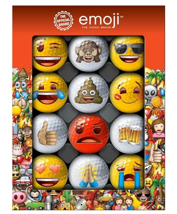 Ihned K Objednání Golfové míčky Emoji (12 ks)