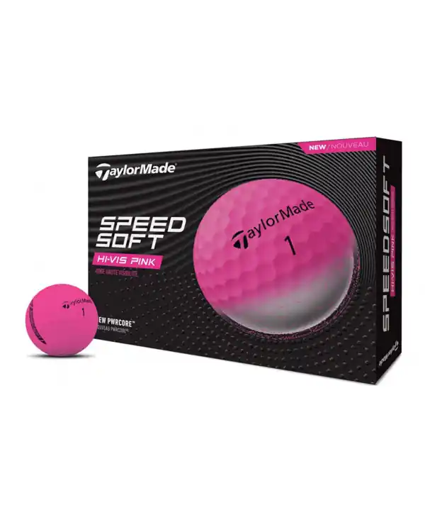 Výprodej Golfové míčky TaylorMade SpeedSoft Pink (12 ks)