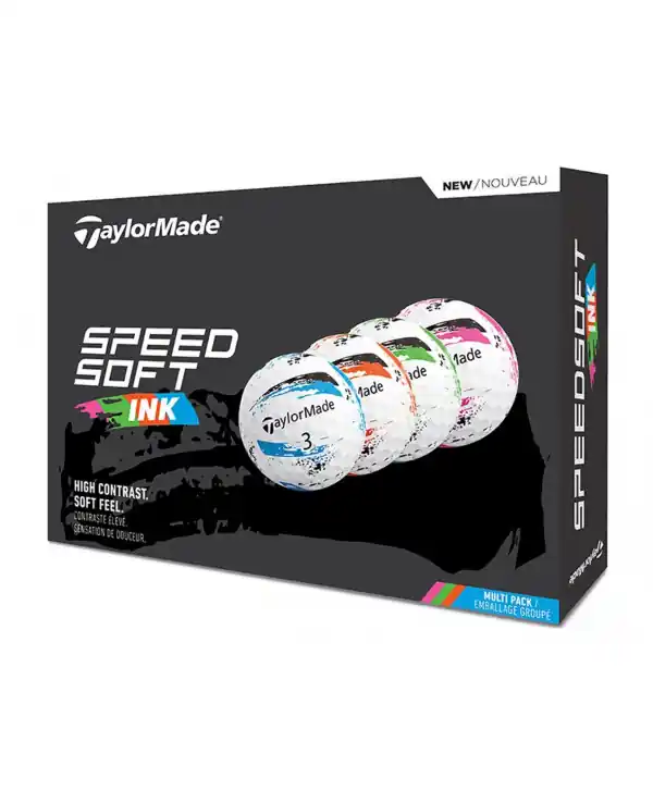 Nejlepší Volba Golfové míčky TaylorMade SpeedSoft INK Multi Pack (12 ks)
