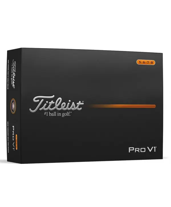 Nejprodávanější Golfové míčky Titleist Pro V1 - vyšší čísla