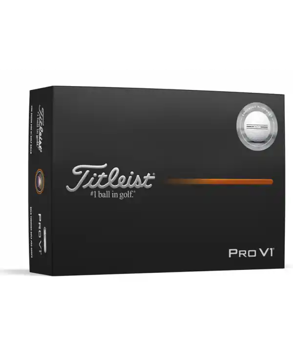 Originální Golfové míčky Titleist Pro V1 Elongated Align (12ks)