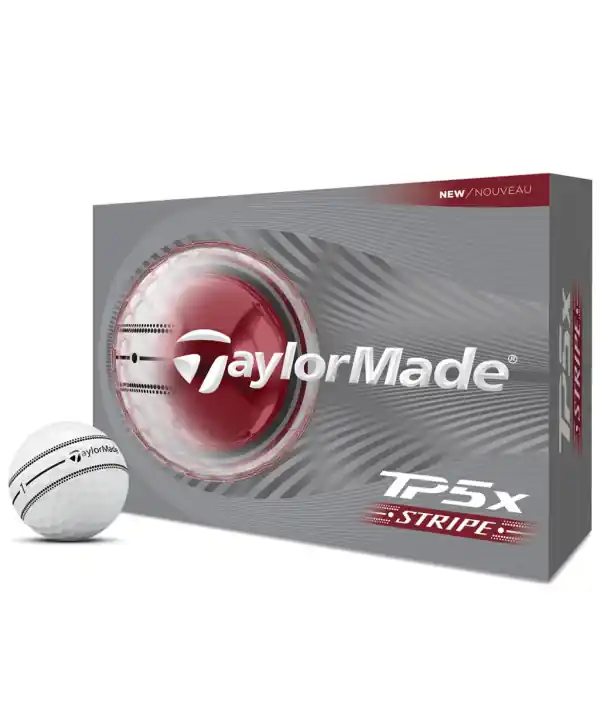 Ověřený Golfové míčky TaylorMade TP5x Stripe (12 ks)