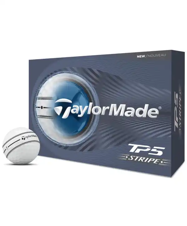 Vysoce Kvalitní Golfové míčky TaylorMade TP5 Stripe (12 ks)