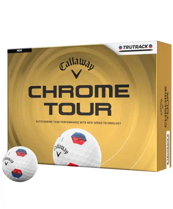 Rychlé Dodání Golfové míčky Callaway Chrome Tour TruTrack (12 ks)