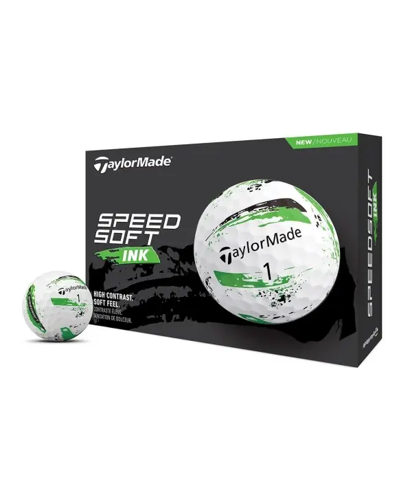 Oblíbený Golfové míčky TaylorMade SpeedSoft INK Green (12 ks)