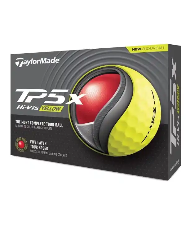Golfové míčky TaylorMade TP5x Yellow (12 ks) Nakupujte Hned