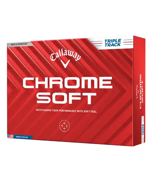 Super Cena Golfové míčky Callaway Chrome Soft Triple Track (12 ks)