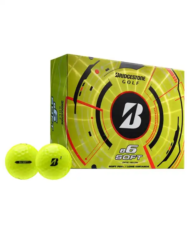 Originální Golfové míčky Bridgestone e6 Soft Yellow