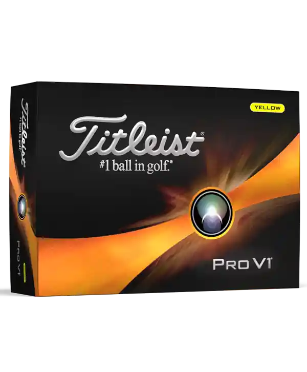 Golfové míčky Titleist Pro V1 Yellow (12ks) Expresní Doručení