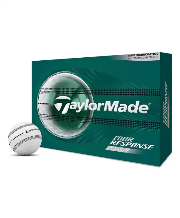 Rychlé Dodání Golfové míčky TaylorMade Tour Response Clear Stripe (12 ks)