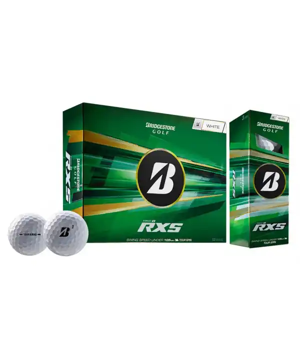 Výhodná Nabídka Golfové míčky Bridgestone Tour B RXS White (12 ks)