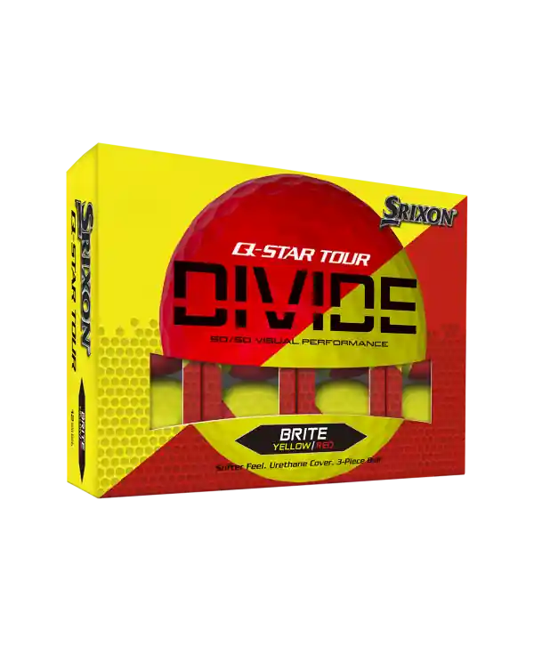 Golfové míčky Srixon Q-Star Tour Divide Red (12 ks) Zlevněný