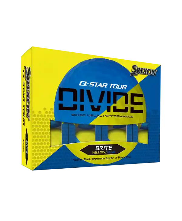 Hit Sezóny Golfové míčky Srixon Q-Star Tour Divide Blue (12 ks)