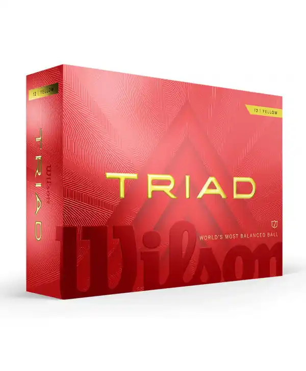Hit Sezóny Golfové míčky Wilson Triad Yellow (12 ks)