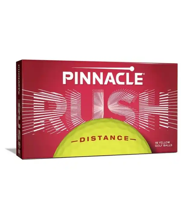 Golfové míčky Pinnacle Rush Yellow (15 ks) Omezená Nabídka