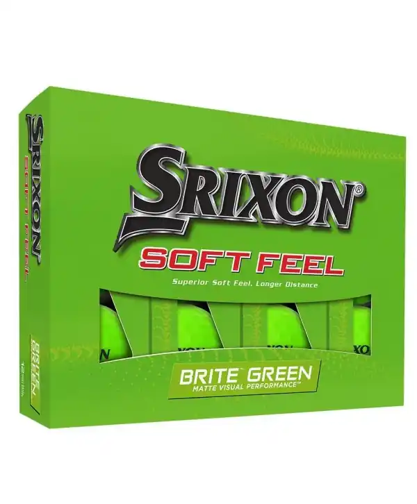 Golfové míčky Srixon Soft Feel Green (12 ks) Autentický
