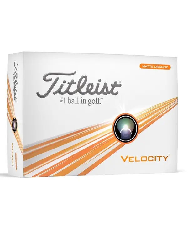 Golfové míčky Titleist Velocity Orange (12 ks) Aktuální