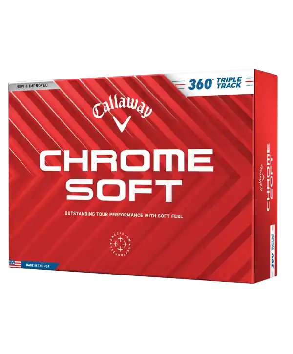 Vrácení Zdarma Golfové míčky Callaway Chrome Soft 360 Triple Track