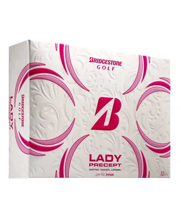 Golfové míčky Bridgestone Lady Precept Pink (12ks) Originální