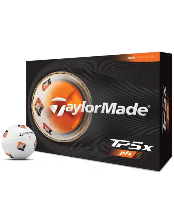 Golfové míčky TaylorMade TP5x Pix (12 ks) Aktuální