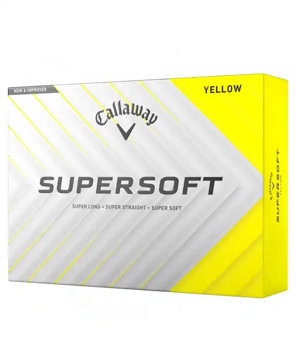 Víkendová Akce Golfové míčky Callaway Supersoft Matte Yellow (12 ks)