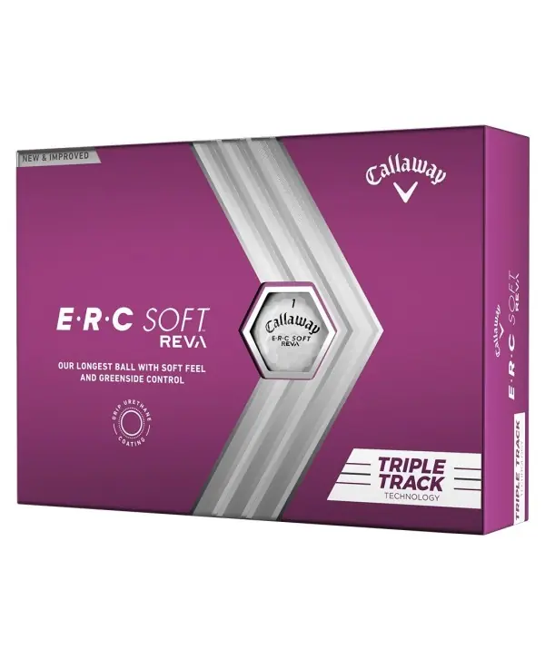 Dámské golfové míčky Callaway ERC Soft Reva Triple Track (12 ks) Hit Sezóny